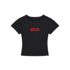 Ohio State Polka Dots Cropped Shirt