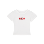 Ohio State Polka Dots Cropped Shirt