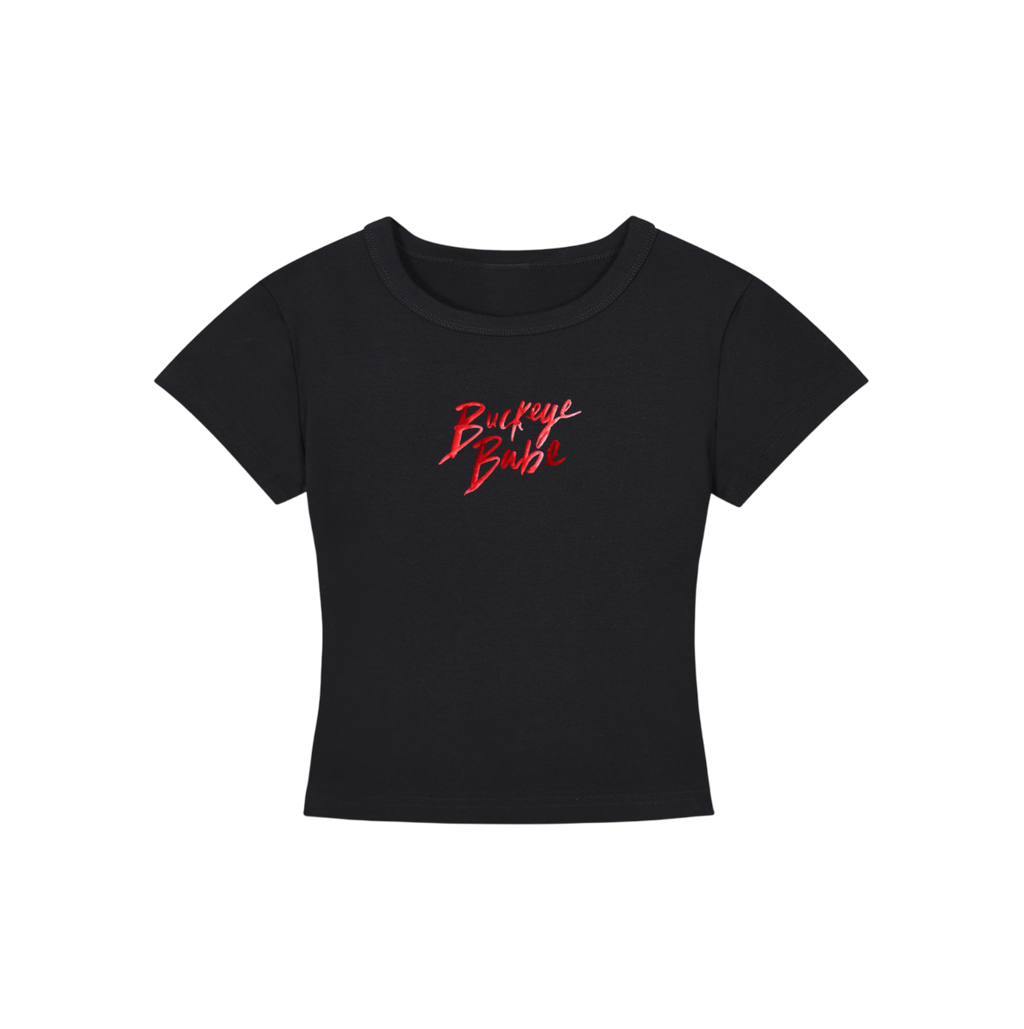 Ohio State Babe Cropped Shirt