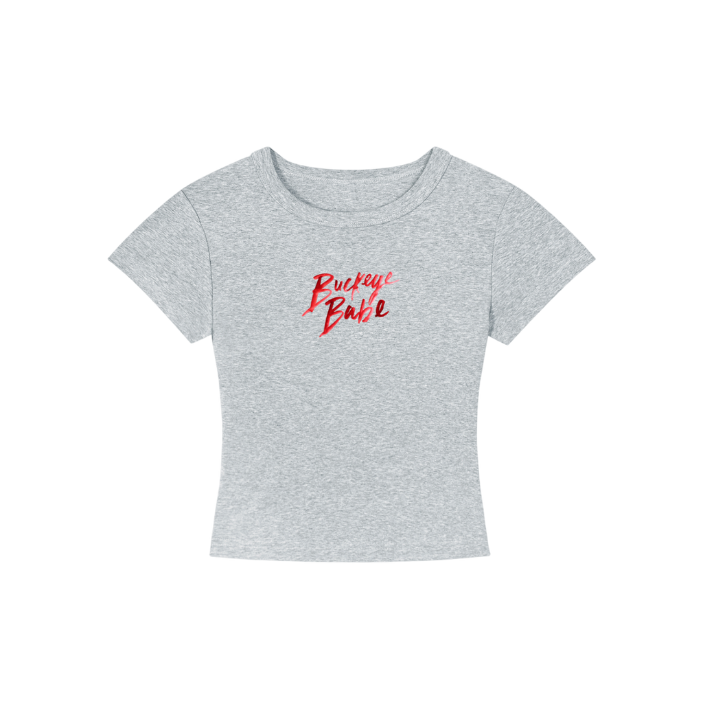 Ohio State Babe Cropped Shirt