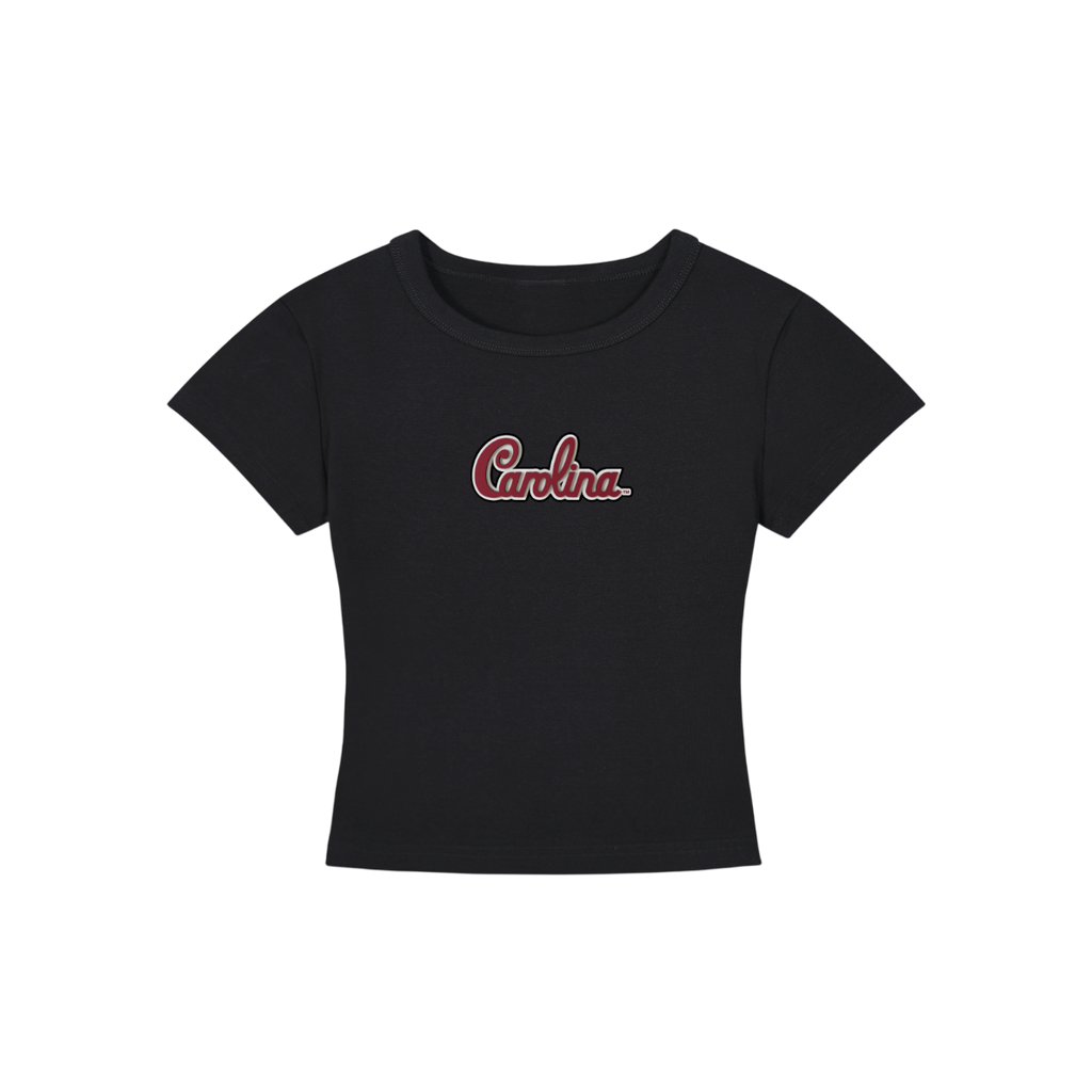 South Carolina Cursive Cropped Shirt