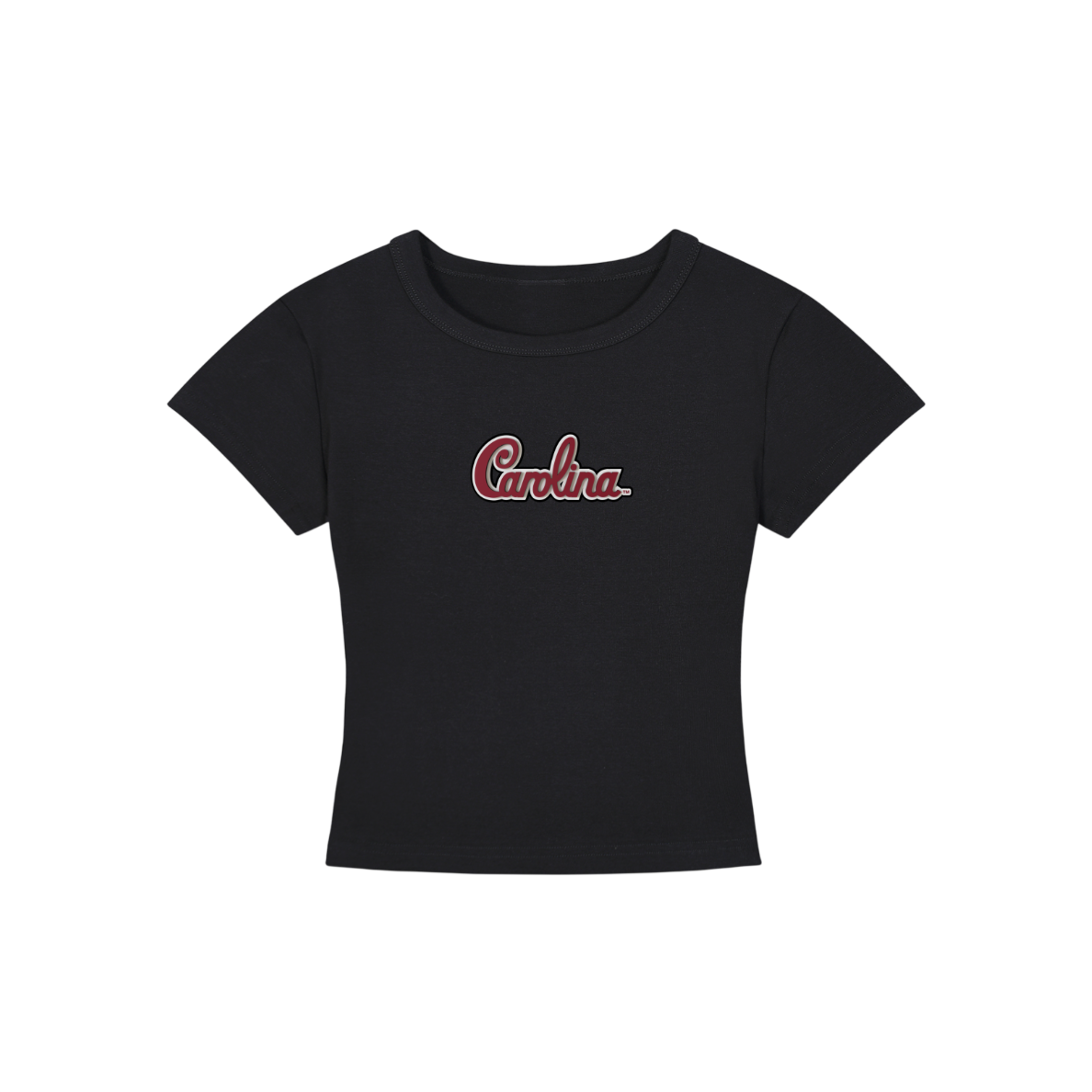 South Carolina Cursive Cropped Shirt