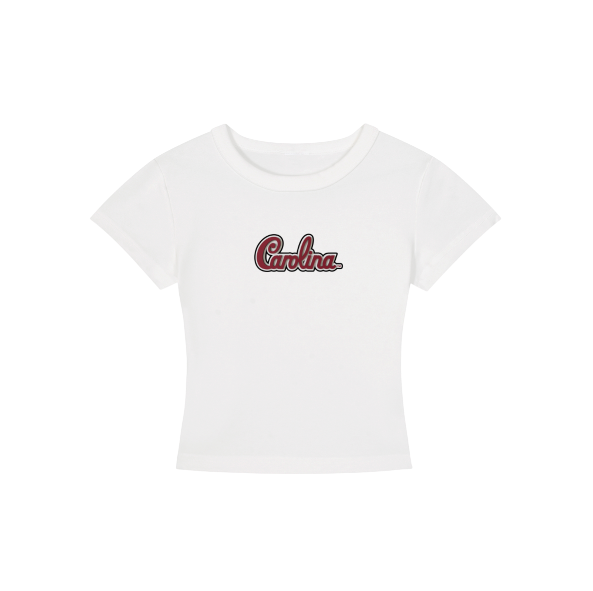 South Carolina Cursive Cropped Shirt