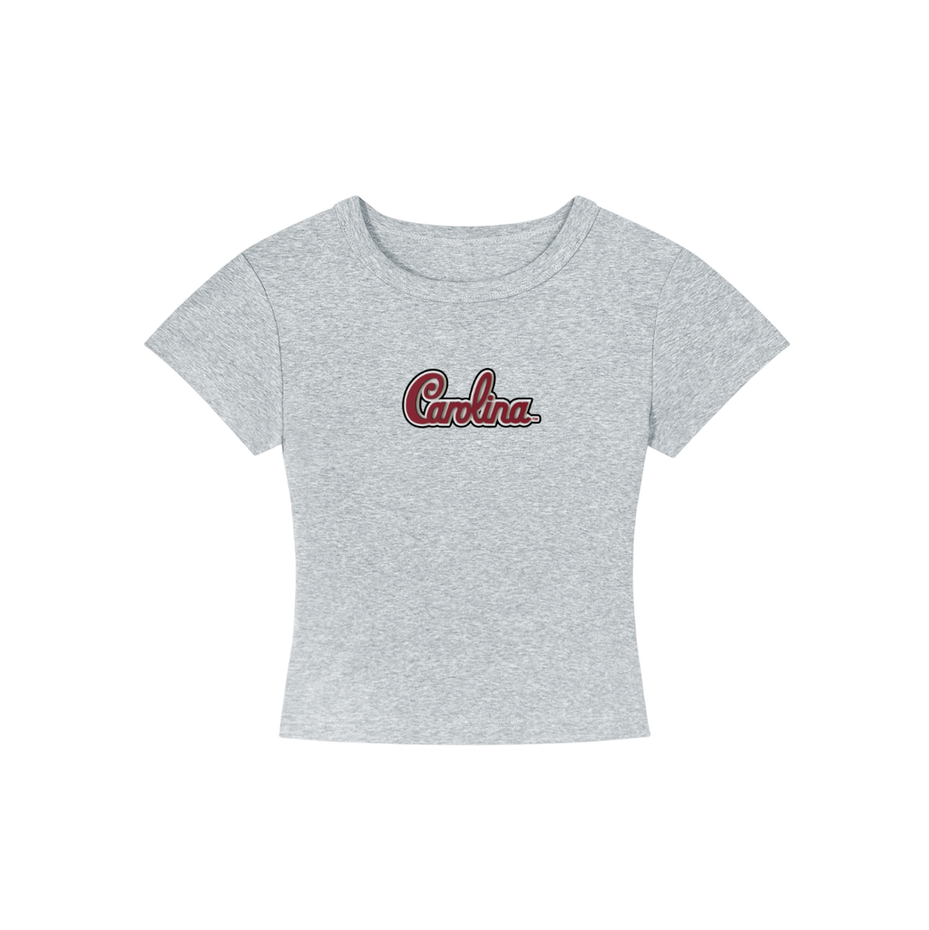 South Carolina Cursive Cropped Shirt