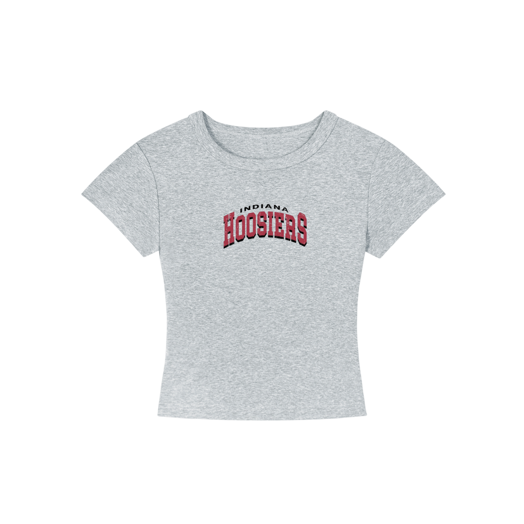 Indiana Vintage Logo Cropped Shirt