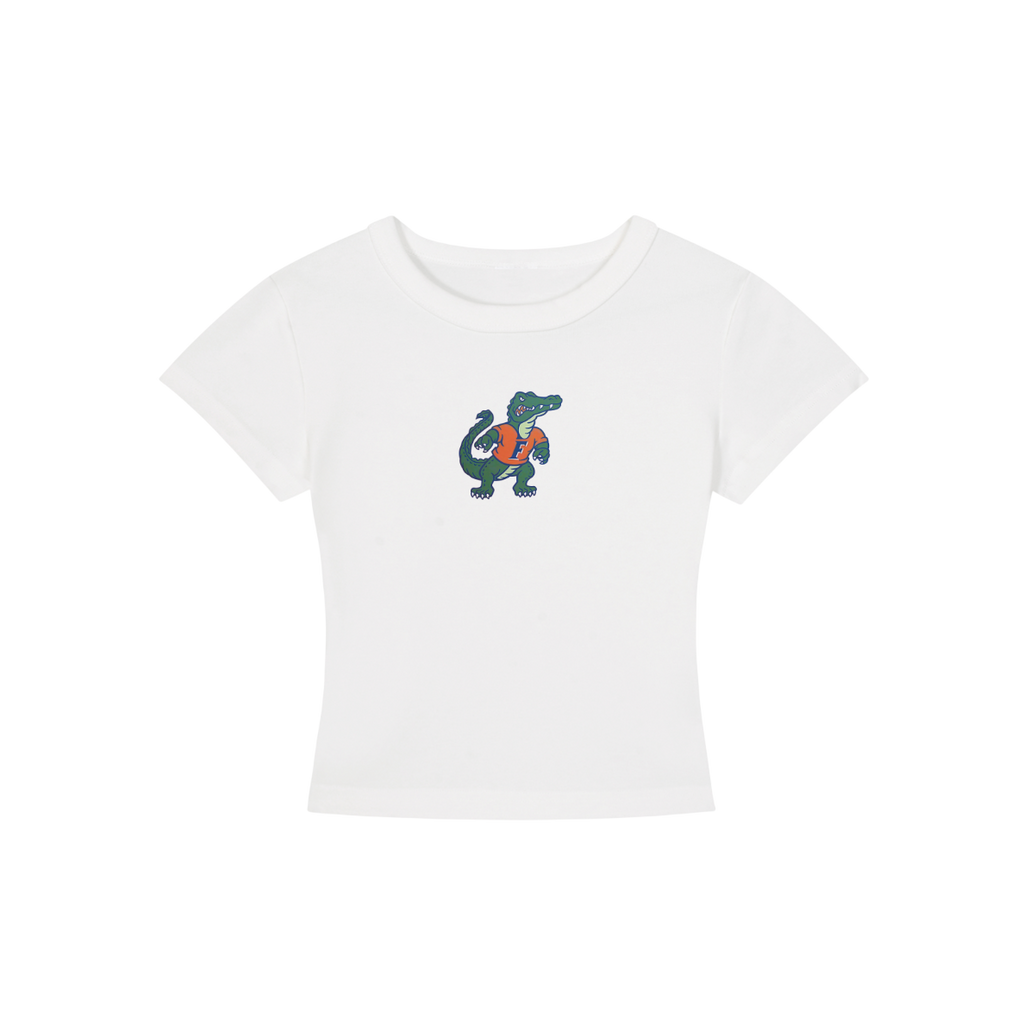 Florida Cartoon Cropped Shirt