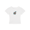 Florida Cartoon Cropped Shirt