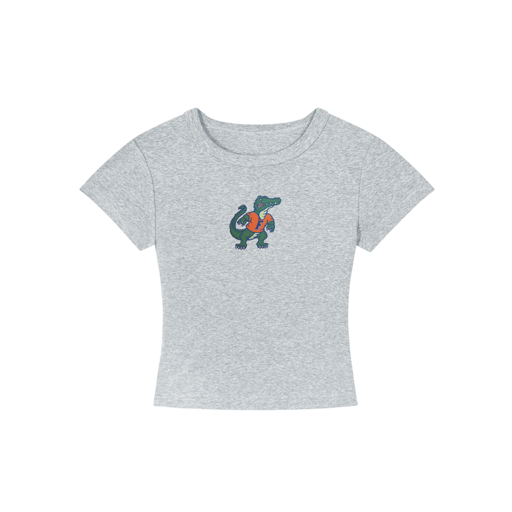Florida Cartoon Cropped Shirt