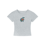 Florida Cartoon Cropped Shirt