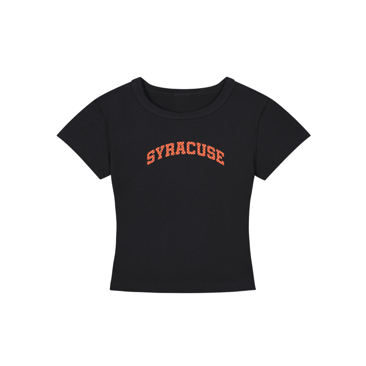 Syracuse Dots Cropped Shirt