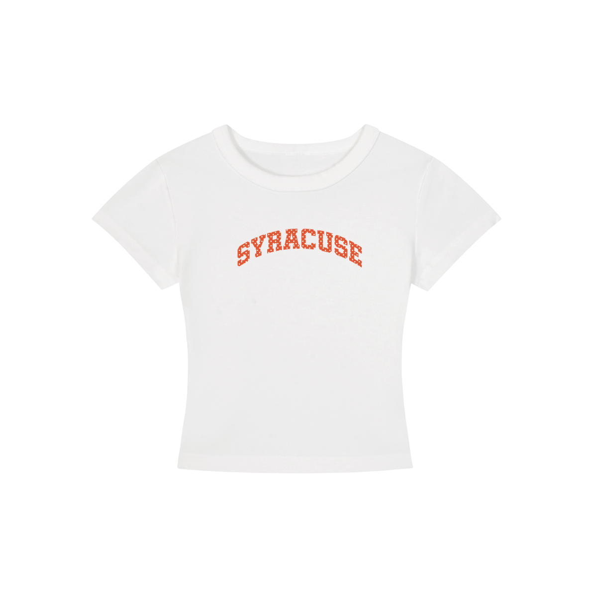 Syracuse Dots Cropped Shirt