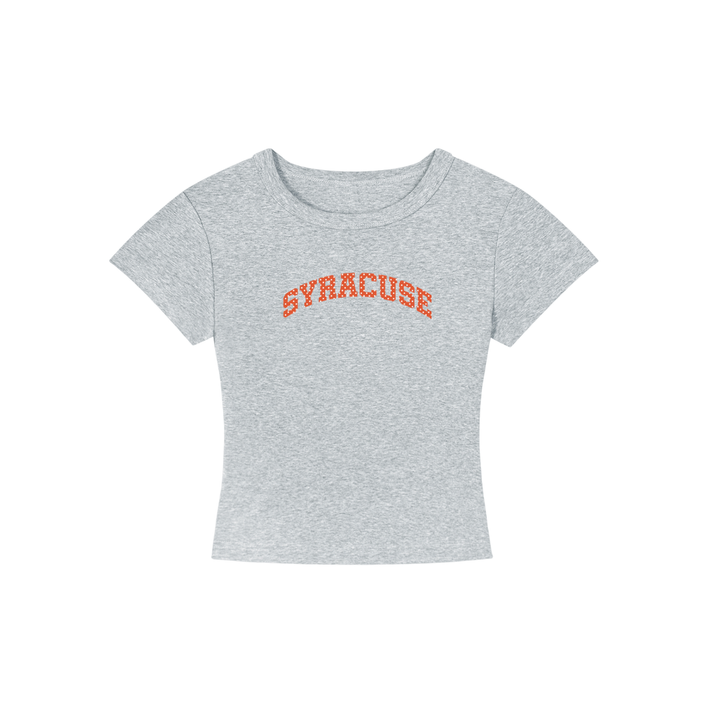 Syracuse Dots Cropped Shirt