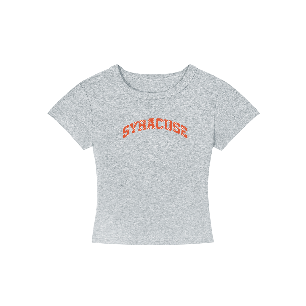Syracuse Dots Cropped Shirt