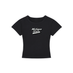Michigan State Vintage Cropped Shirt