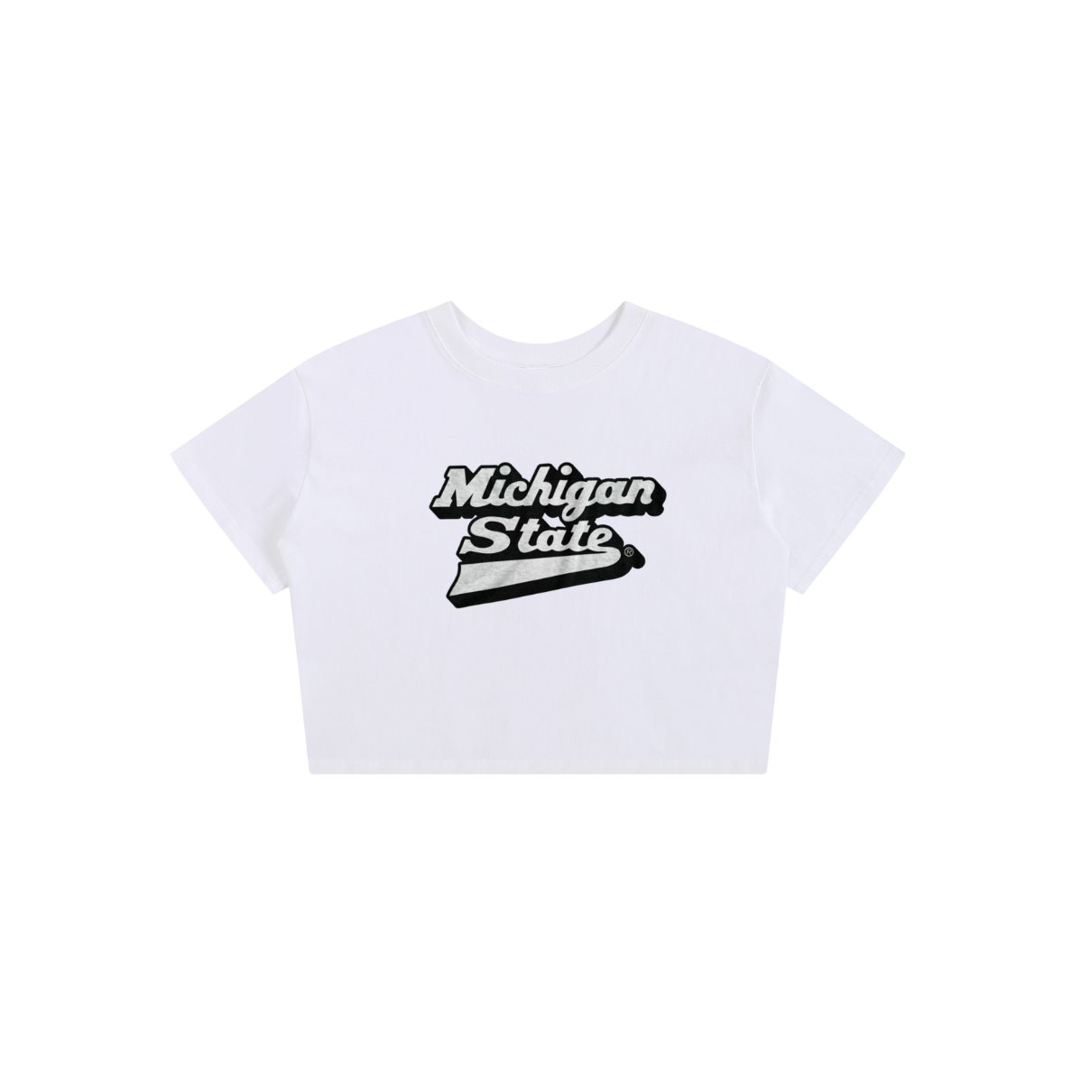 Michigan State Vintage Baby Tee