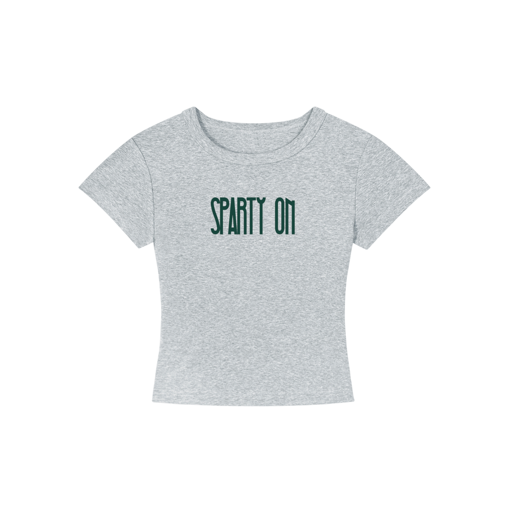 Michigan State Spartans Cropped Shirt