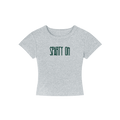 Michigan State Spartans Cropped Shirt