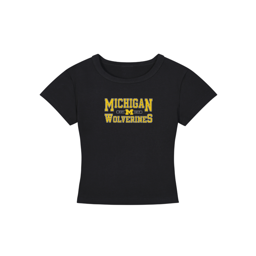 Michigan Vintage Cropped Shirt