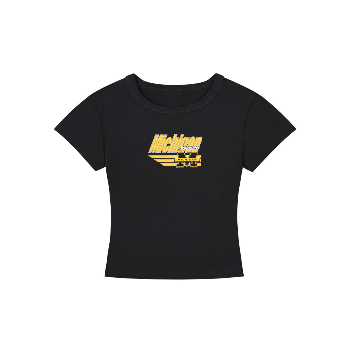 Michigan Wolverines Cropped Shirt