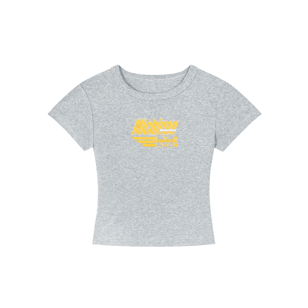 Michigan Wolverines Cropped Shirt