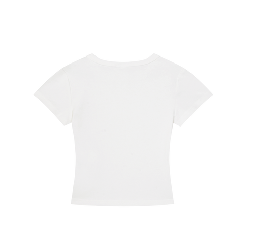 Alabama Slogan Cropped Shirt